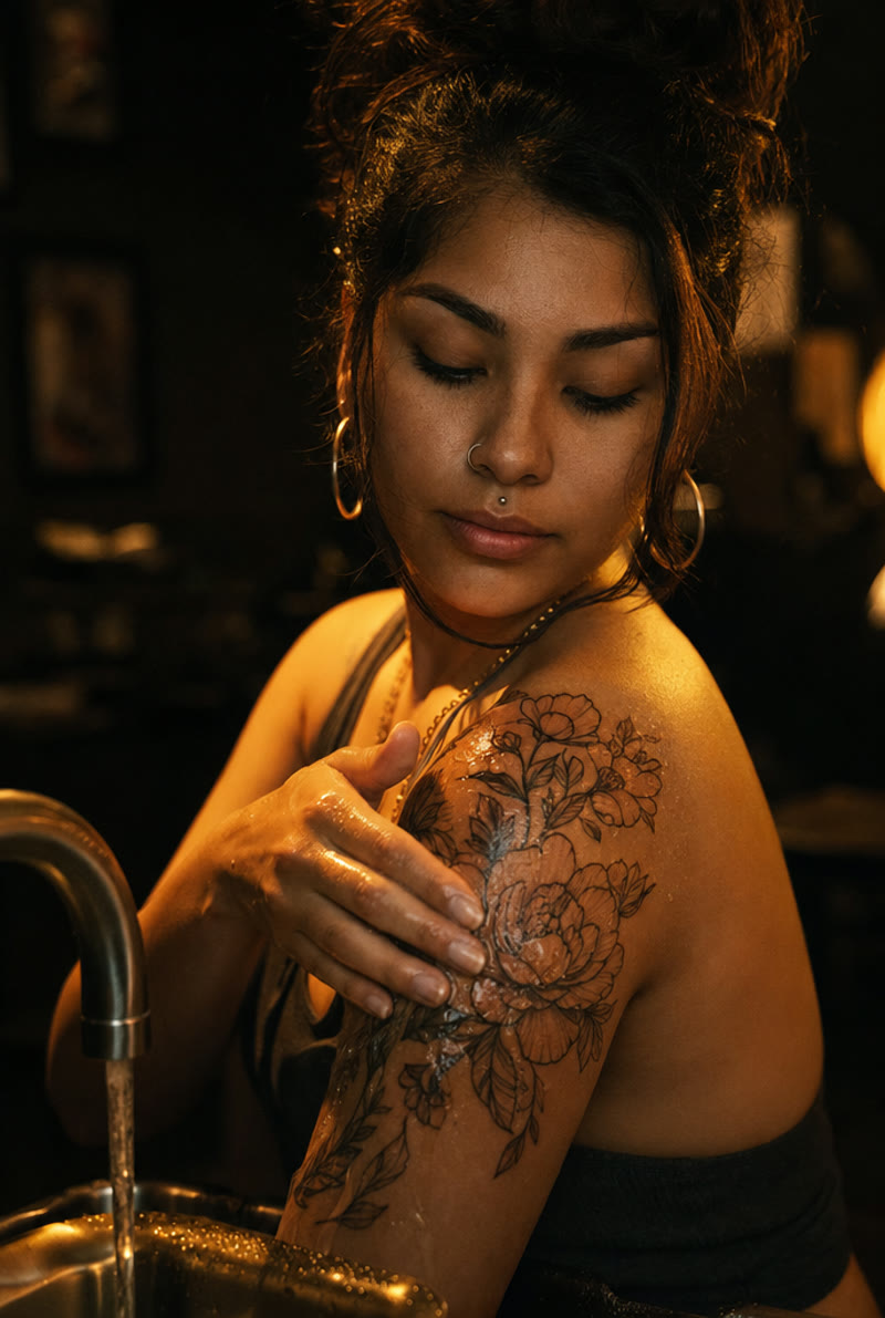 Cuidado posterior del tatuaje — Crown Ink Studio