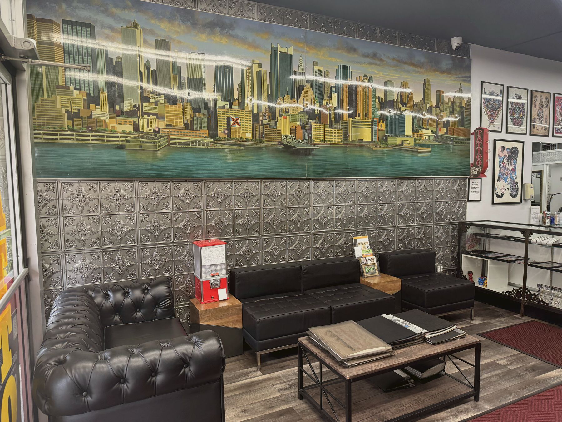 Inside Crown Ink Studio, Crown Heights, Brooklyn