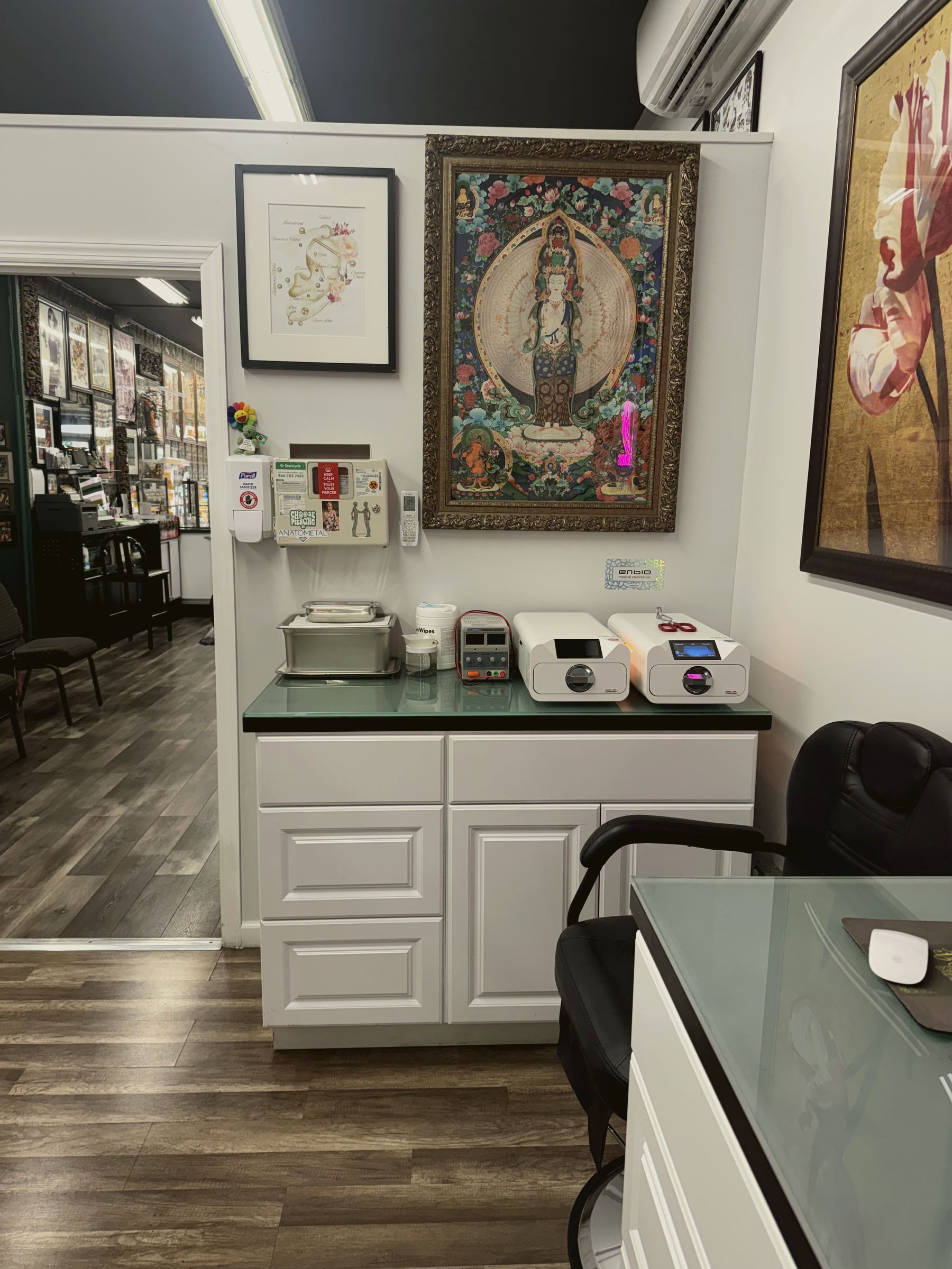 Inside Crown Ink Studio, Crown Heights, Brooklyn